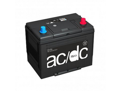 Аккумулятор AC/DC Asia 75 a/h 660A R+