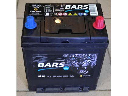 Аккумулятор BARS Asia (Kainar) 42 a/h 350 A (EN) R+