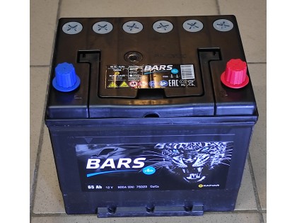 Аккумулятор BARS Asia (Kainar) 65 a/h 600 A (EN) R+