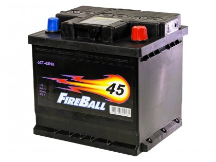 Аккумулятор FireBall 6СТ-45 A/h 410A (EN) R+