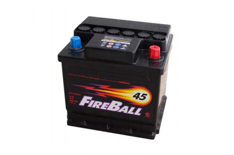 Аккумулятор FireBall 6СТ-45 a/h R 430A (EN) Аккумулятор FireBall 6СТ-45 a/h R 430A (EN)