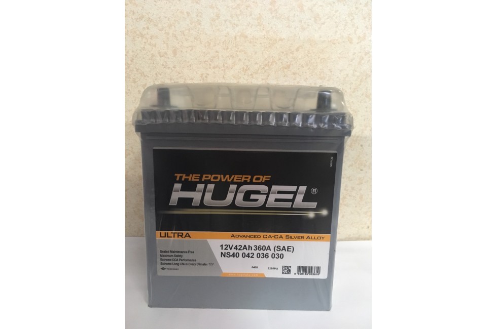 Аккумулятор Hugel 42 a/h 360А Аккумулятор Hugel 42 a/h 360А