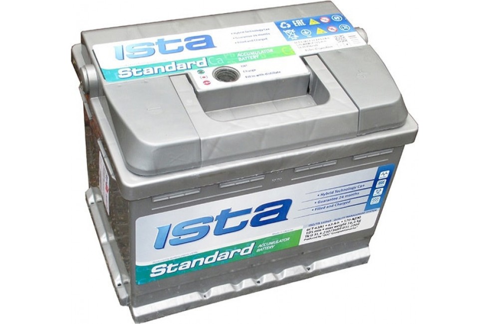 Аккумулятор ISTA Standard (66 А/ч), 570А Аккумулятор ISTA Standard (66 А/ч), 570А