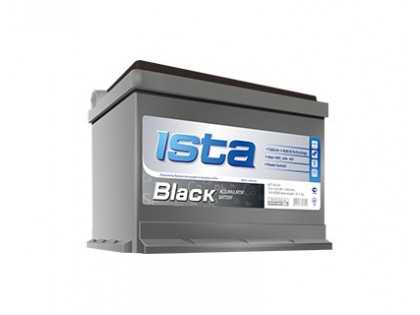 Аккумулятор ISTA BLACK (55 А/ч), 450А