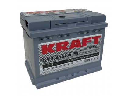 Аккумулятор KRAFT Classic 55 R+