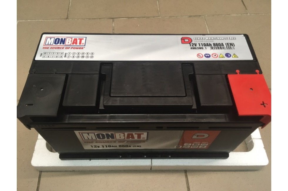 Аккумулятор MonBat 110 Ah 860A Аккумулятор MonBat 110 Ah 860A