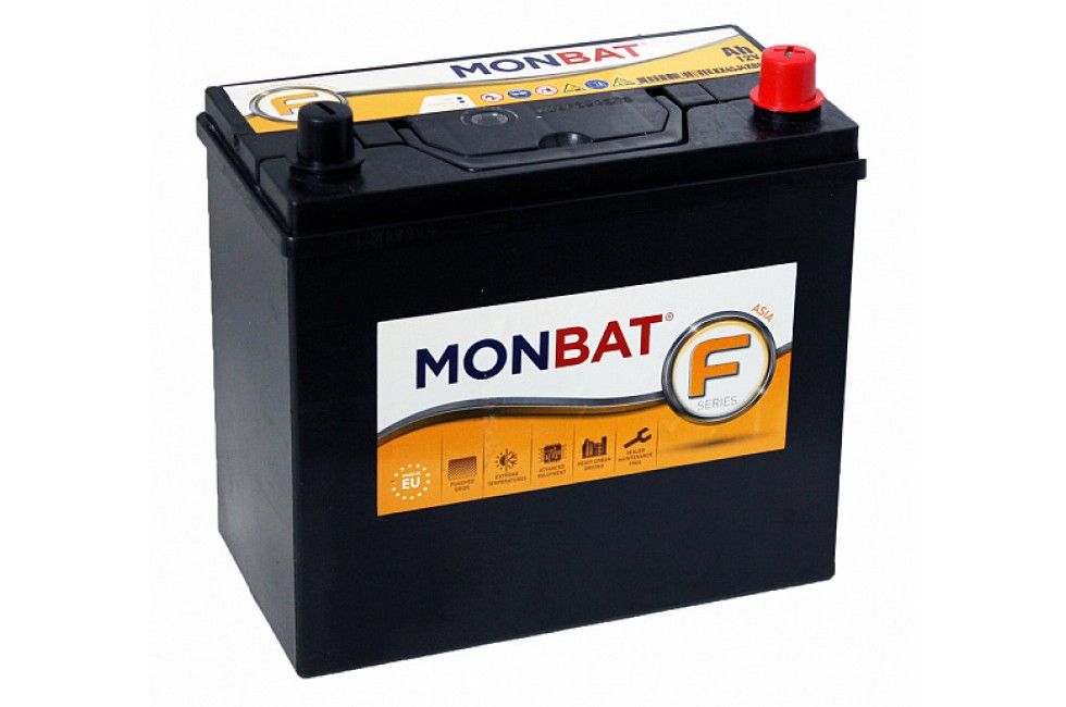 Аккумулятор Monbat Asia 45 A/h 330A R+ тонкие клеммы