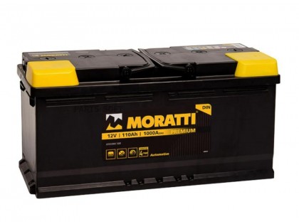 Аккумулятор Moratti Premium 110 a/h 1000 A (EN) R+
