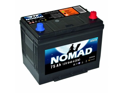 Аккумулятор NOMAD ASIA 6СТ-75 АПЗ о.п. 85D26L