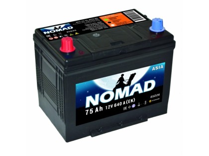 Аккумулятор NOMAD ASIA 6СТ-75 АПЗ о.п. 85D26R