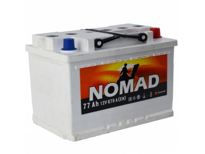 Аккумулятор NOMAD 6СТ-77 a/h 670 A L+