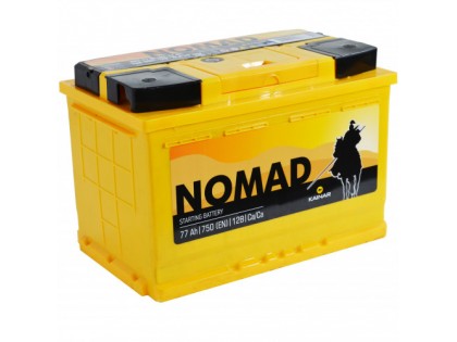 Аккумулятор NOMAD Premium 6СТ-77 a/h 750 A R+