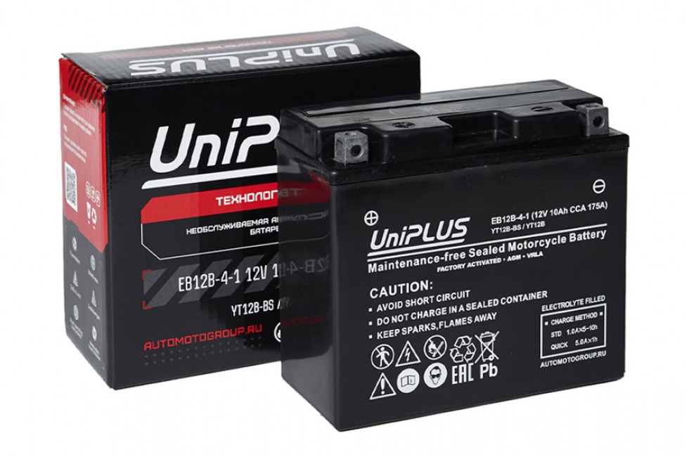 UniPLUS EB12B-4-1 (12v 10AH 175A) UniPLUS EB12B-4-1 купить в Минске