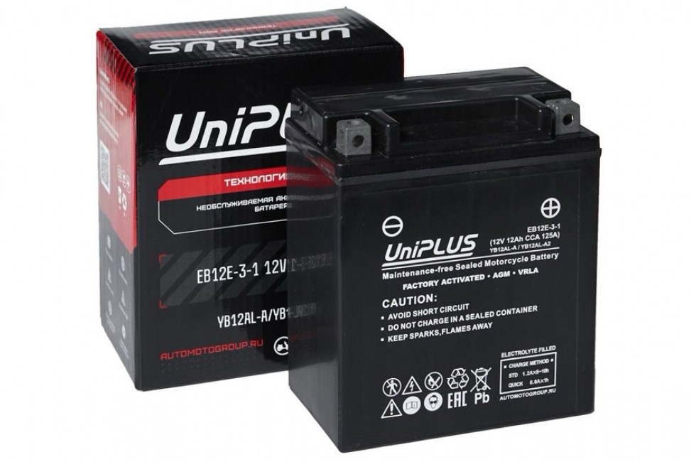 UniPLUS EB12E-3-1 (12v 12AH 125A) UniPLUS EB12E-3-1 (12v 12AH 125A)