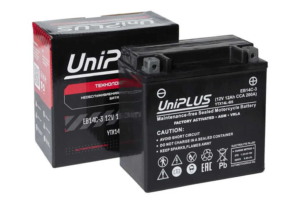 UniPLUS EB14C-3 (12v 12AH 200A) UniPLUS EB14C-3 (12v 12AH 200A)