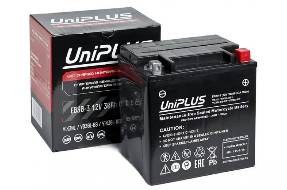 UniPLUS EB30-3 (12v 30AH 385A) UniPLUS EB30-3 (12v 30AH 385A)