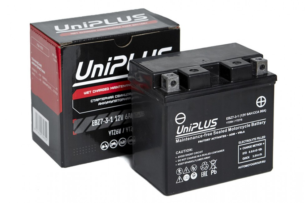 UniPLUS EBZ 7-3-1 (12v 6AH 90A) UniPLUS EBZ 7-3-1 (12v 6AH 90A)
