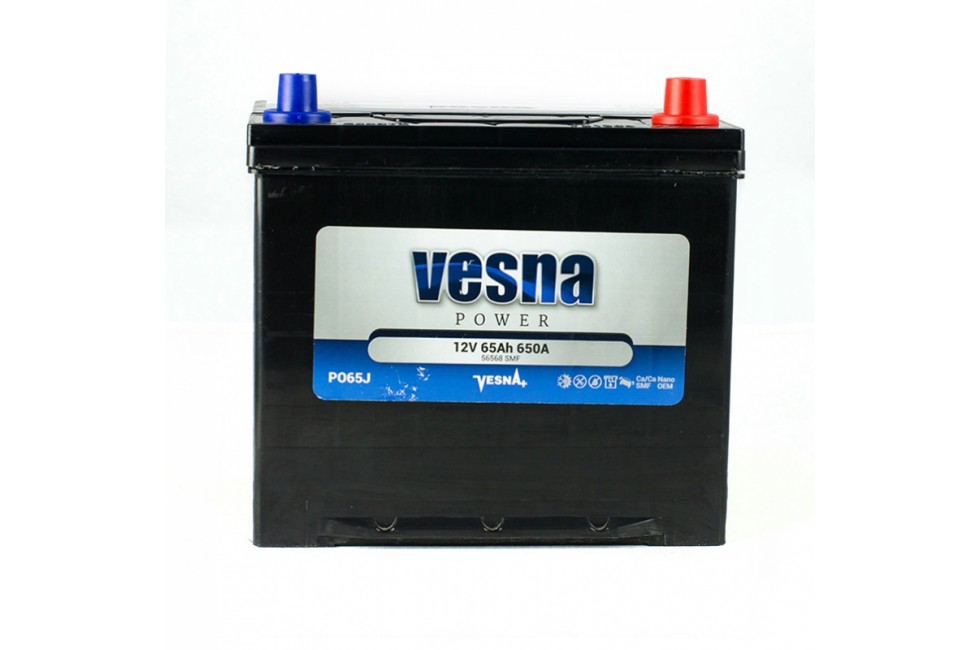 Аккумулятор VESNA azia 65 a/h R+ 650A (EN) Аккумулятор VESNA azia 65 a/h R+ 650A (EN)