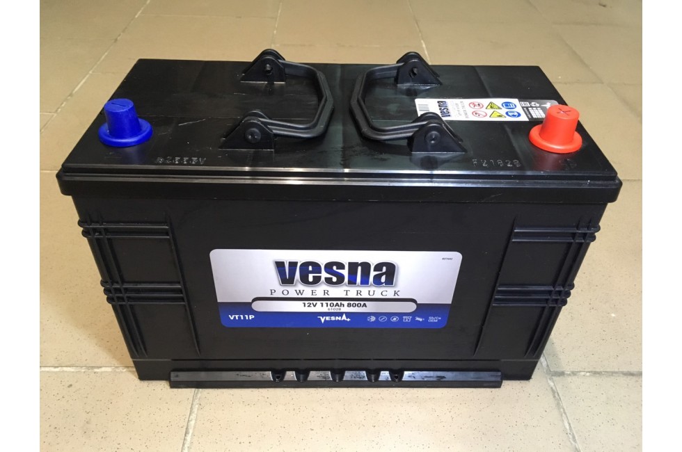 Аккумулятор VESNA Power Truck 110 a/h R+ 800A (EN) Аккумулятор VESNA Power Truck 110 a/h R+ 800A (EN)