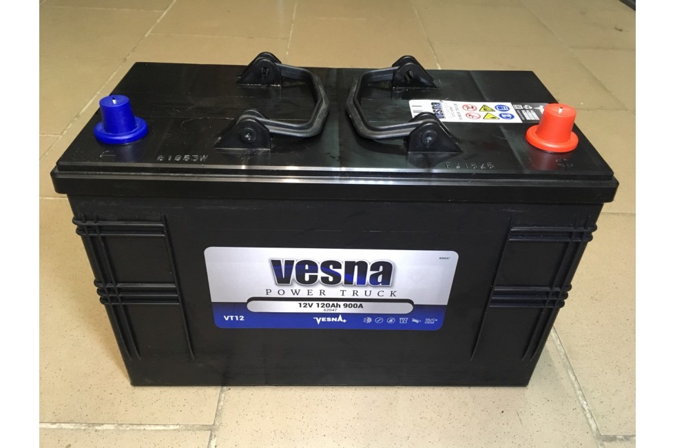 Аккумулятор VESNA Power Truck 120 a/h R+ 900A EN (IVECO) Аккумулятор VESNA Power Truck 120 a/h R+ 900A EN (IVECO)