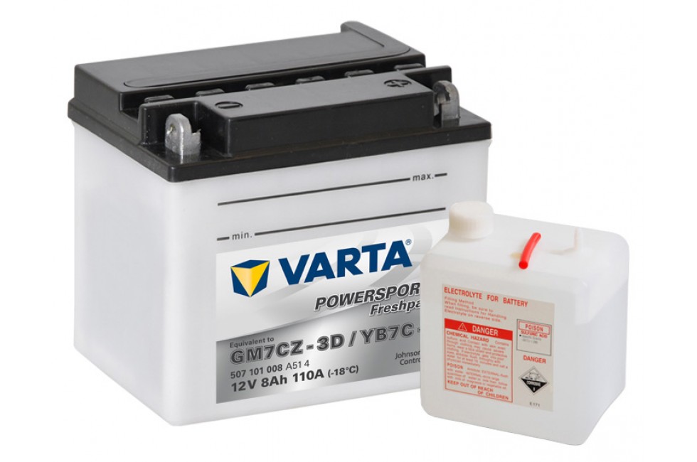Аккумулятор VARTA YB7C-A (507101)