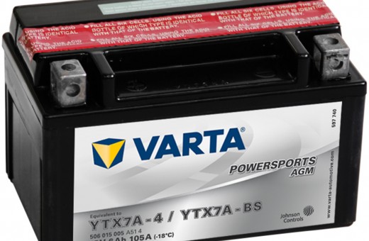 Аккумулятор Varta AGM YTX7А-BS 506015