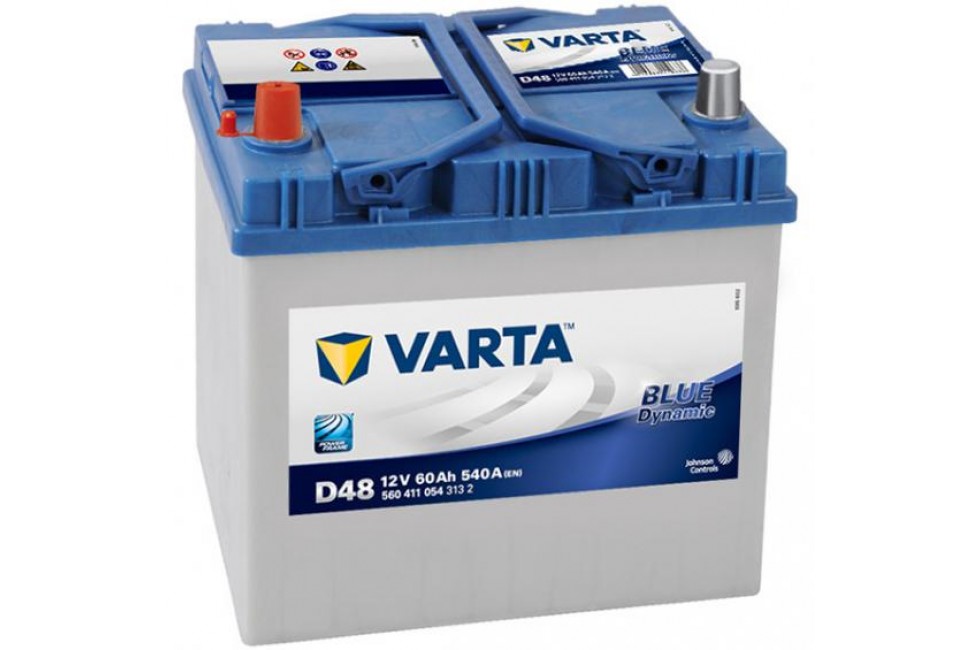 Аккумулятор Varta Blue Dyn (Asia) 60Ah L+540A