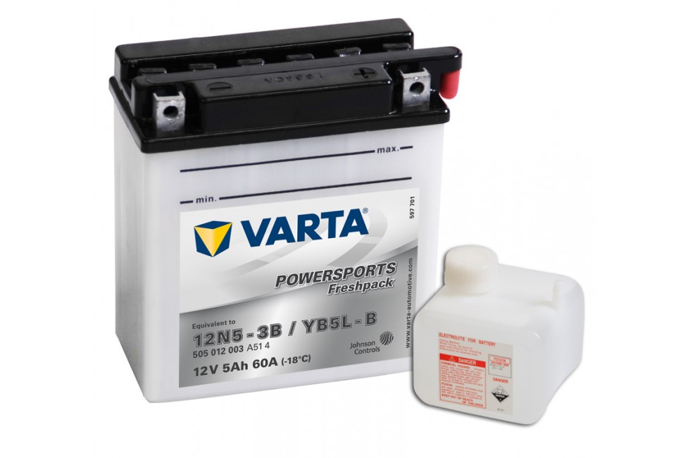Аккумулятор Varta YB5L-B 505012