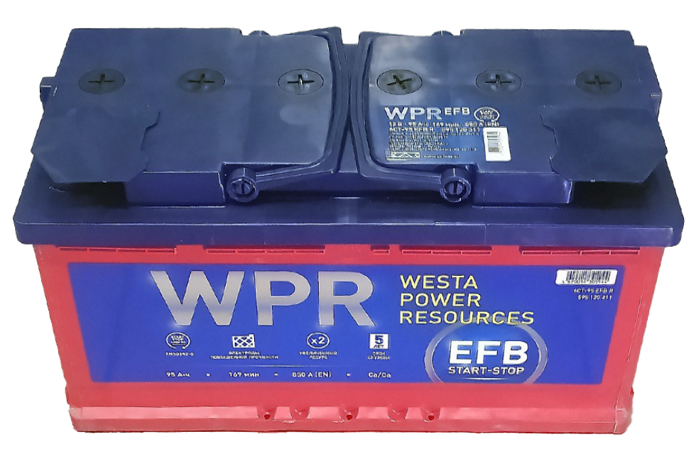 Аккумулятор WPR Premium EFB 95 a/h 850A R+