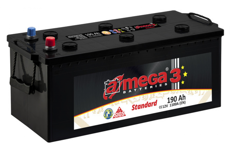 Аккумулятор A-mega Standart 190 1100 A (EN)