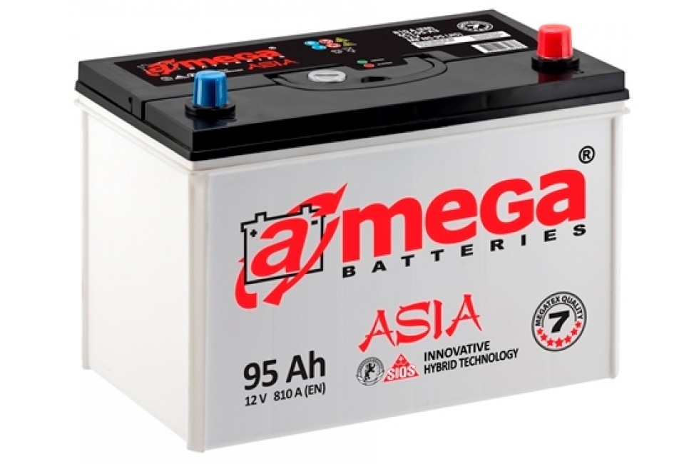 Аккумулятор A-mega Asia Ultra 95 JR (new)