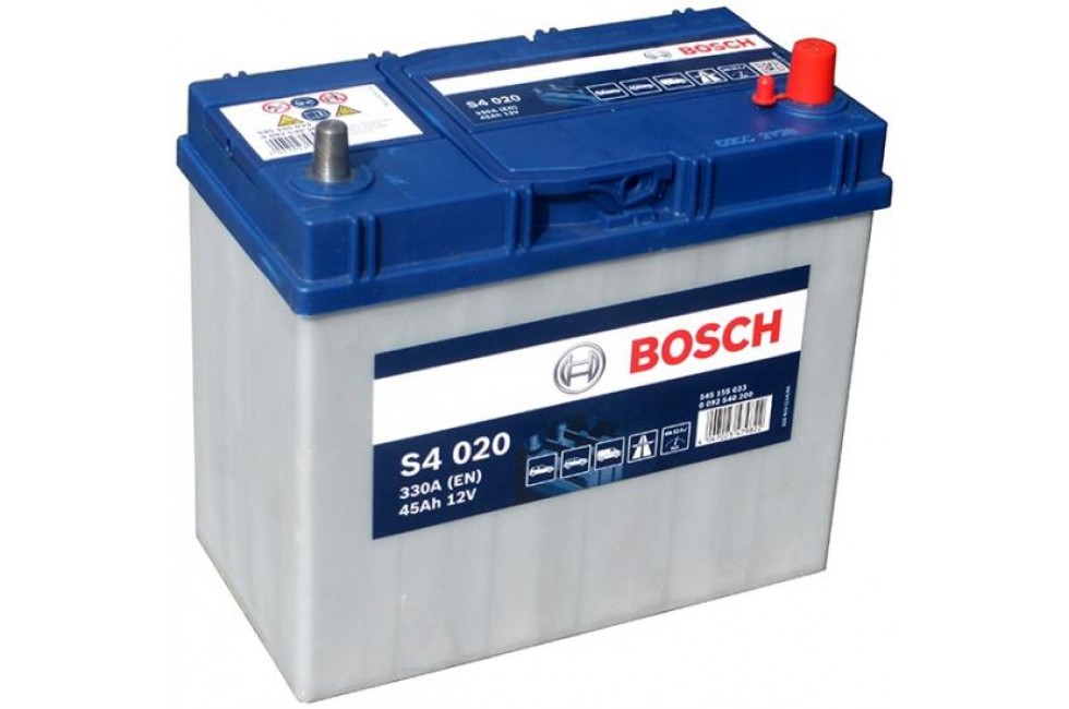 Аккумулятор Bosch S4 545 155 330A R+