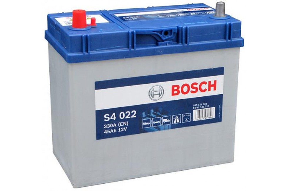 Аккумулятор Bosch S4 545 157з 330A L+ рус