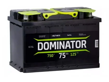 Аккумулятор DOMINATOR 75 a/h 750 A (EN)