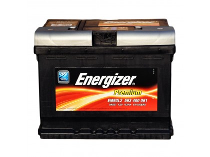 Аккумулятор Energizer prem 63 a/h 610A (EN)