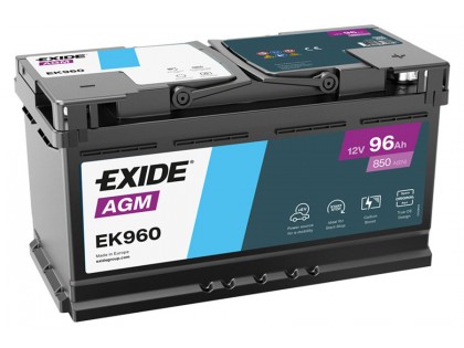 Аккумулятор Exide Start-Stop AGM EK960 (96 A/h) 850A R+
