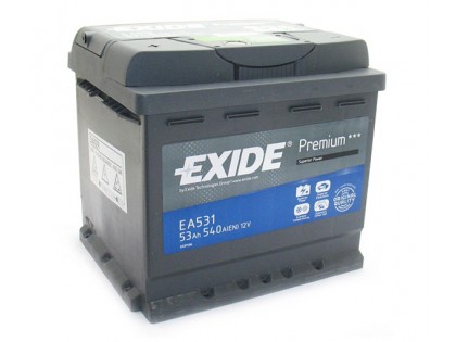 Аккумулятор Exide Premium 53 a/h R 540A (EN)