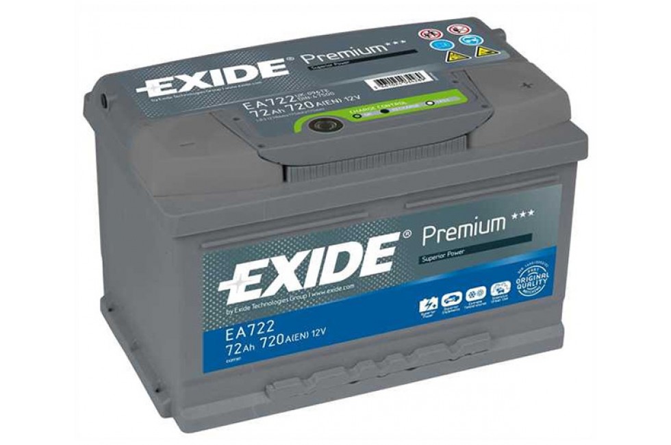 Аккумулятор Exide Premium 72 a/h R 720A (EN) Аккумулятор Exide Premium 72 a/h R 720A (EN)