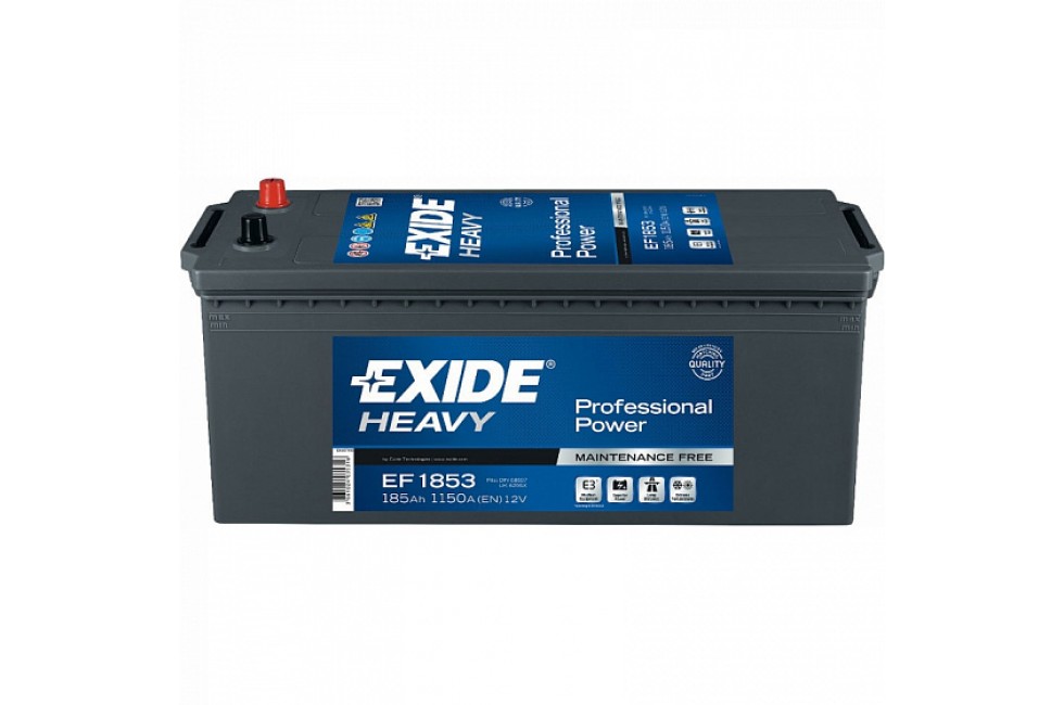 Аккумулятор Exide Professional Power EF1853 185 A/h1150A L+