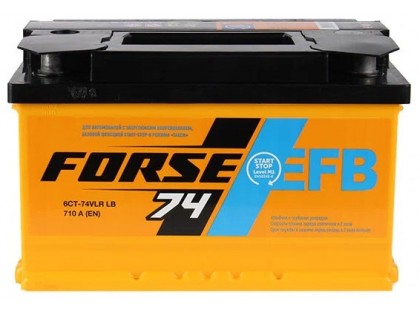 Аккумулятор Forse EFB 74 A/h 710A R+