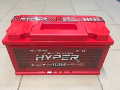 Аккумулятор Hyper 100 a/h 860A