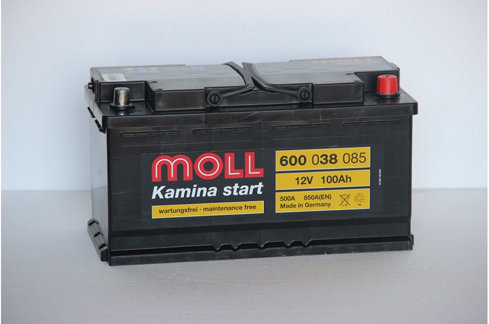 Аккумулятор Moll 100 A/ч 850A (EN)