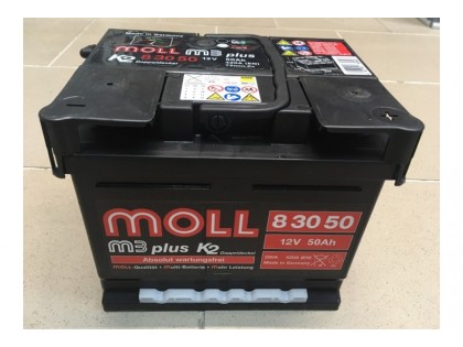 Аккумулятор Moll M3 Plus 50 A//ч 420A (EN) 