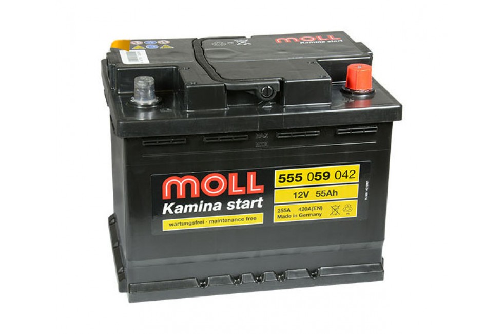 Аккумулятор Moll 55 A/ч R 420A (EN)