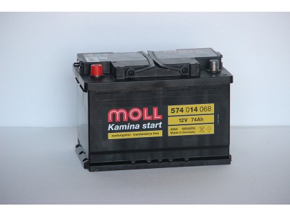 Аккумулятор Moll 74 A/ч L 680A (EN) 