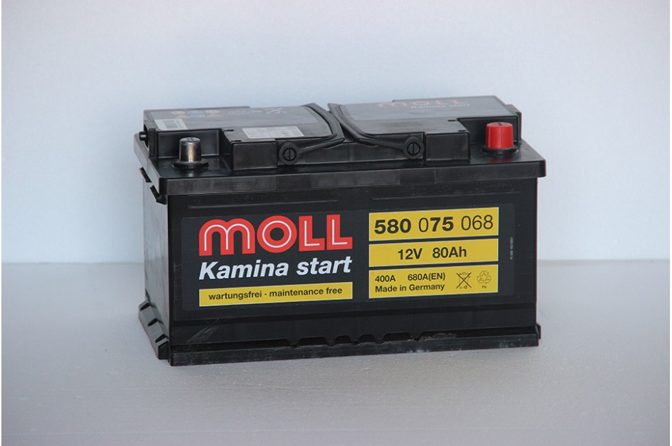 Аккумулятор Moll 80 a/h 680A