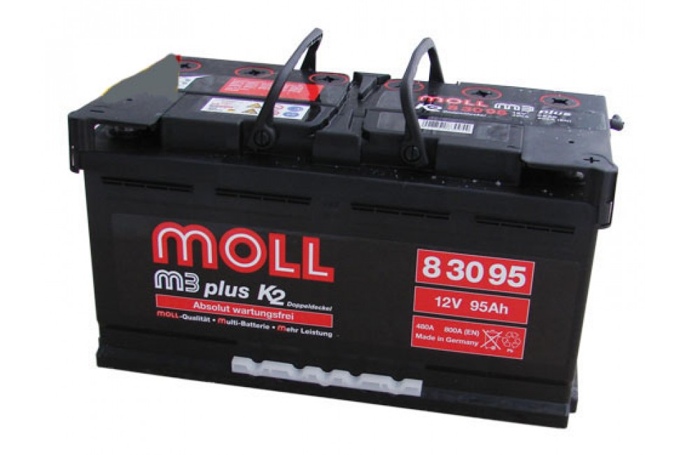 Аккумулятор Moll M3 Plus 95 A/ч 850A (EN) 