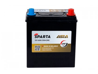 Аккумулятор SPARTA Asia 40 a/h 330A