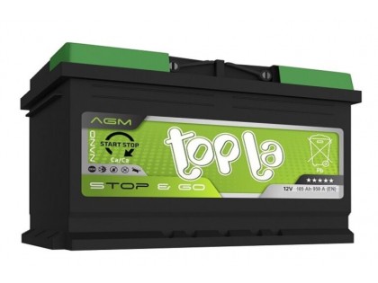 Аккумулятор Topla TOP AGM Stop & Go 105 A/h 950A R+