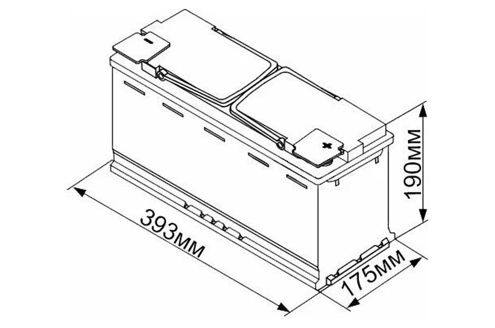 Аккумулятор Topla TOP 110 A/h 1000А (EN) 
